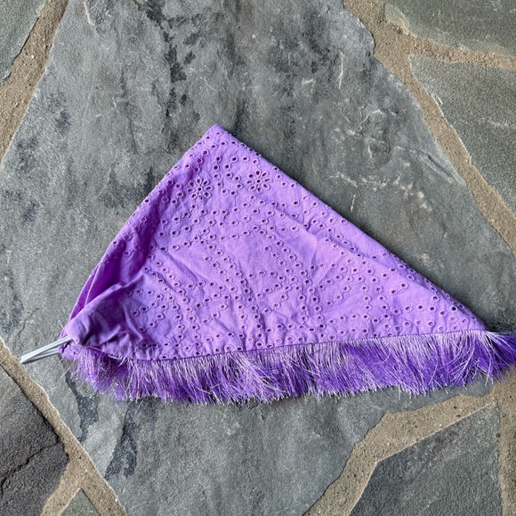 New🌟Free People Marrakesh Summer Hair Scarf-purple - Picture 3 of 6